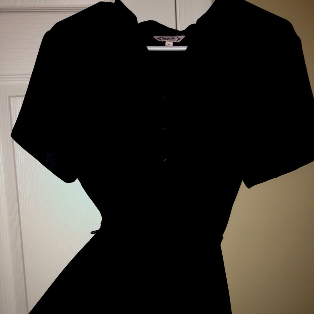 nanette lepore dark navy dress